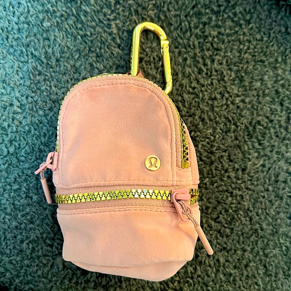 Sold out lululemon nano backpack pink velour